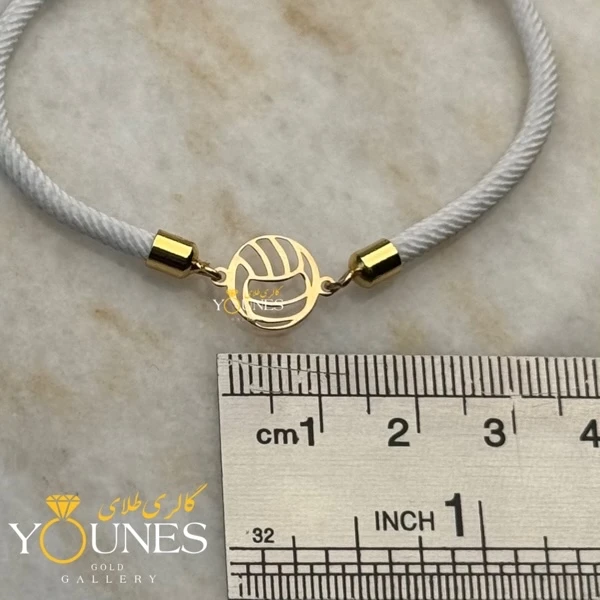 دستبند توپ والیبال طلا لیزری